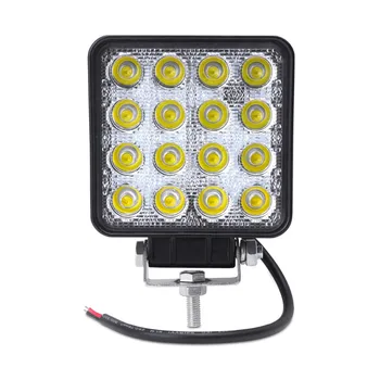 2-10pcs 48w LED Work Light Poplava Spot Driving Lamp for Car Truck Trailer SUV Off Road Boat 12V 24V 4WD