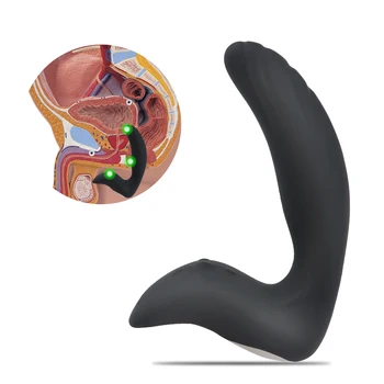 Vibracioni masažu prostate muškarci analni čep vodootporan snažni motori 10 modela stimulacije kundak silikon seks igračke za parove 1