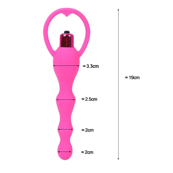 Adult sex igračke analni vibrator duge analni čepovi šampanjac erotske igračke proizvode za odrasle za žene i muškarce vodootporan masaža prostate 1