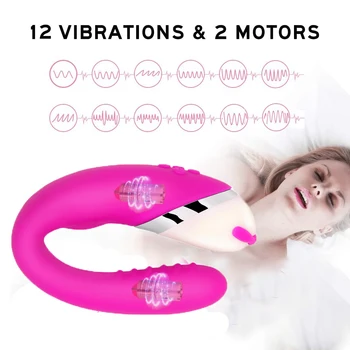 Loaey 12 Speed G-Spot Vibrator Punjiva Luksuzni Jastuk Silikonska Vibracija Stimulacija Klitorisa Vodootporne Odraslog Seks-Igračka Za Žene 2
