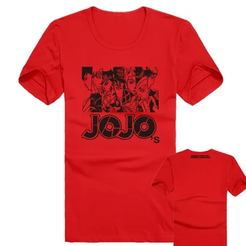 Topla rasprodaja ljeto JoJo Jojo's Bizarno Adventure Shirt Nebesa door Anime immolady-švicarski nekretnine Brando Top Outfit majica kratkih rukava TX023 1
