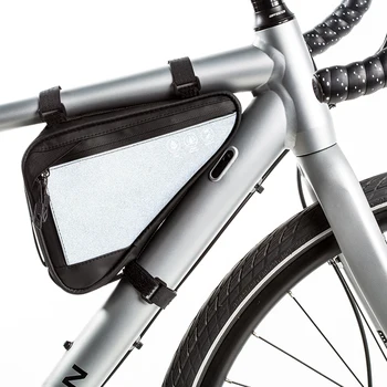 Vodootporne Biciklistička Torba Reflektirajućim Trokut Gornja Cijev Spremnik Zraka Paket Opreme Za Jahanje 2