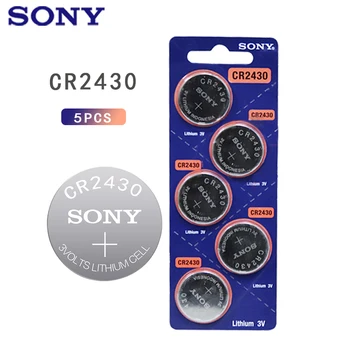 Sony 3V CR2430 gumb Pilas kovanice litij baterije stanice satovi baterije kalkulator za računalo daljinski upravljač 2