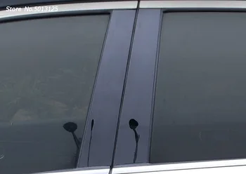Automobilska vrata prozor srednji stupac trim Trim zaštitna traka crna PC-naljepnice za Nissan Qashqai J10 J11 2007-2018