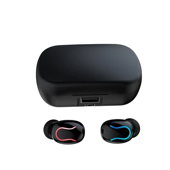 TWS Led Wireless Mini 5.0 Bluetooth slušalice s dvostrukim mikrofonom glazba sportske slušalice automatsko uparivanje slušalica sa punjačem sandučićem 3000mah 2