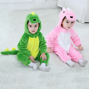 Baby boy odjeća dinosaur zima djevojke kombinezon 2019 zajednički Halloween slatka ljubimci kombinezon s kapuljačom odijelo macacao Bebe Inviernos 2