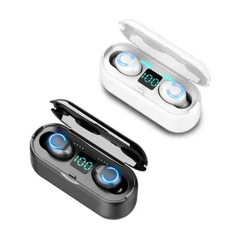 F9-8 Tws bežične slušalice 5.0 Led zaslon osjetljiv na dodir slušalice 9D stereo sportski glazba vodootporne slušalice slušalice za smartphone 2