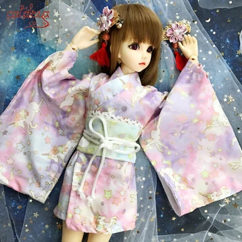 Cataleya BJD Doll Sd Doll Clothes 1/4 1/6 Doll Clothes Dream Tianma Short Kimono Postage 2