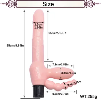 YEMA Silikon realan dvostruki dildo vibrator Vagina anal G Spot strapon erotske sex igračke za odrasle za žene lezbijska para seks shop