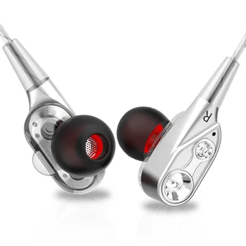 U-uho, 3,5 mm slušalice i mobilni telefon, HiFi stereo bas Slušalice glazba slušalice sa mikrofonom za Xiaomi mobitel slušalice 2