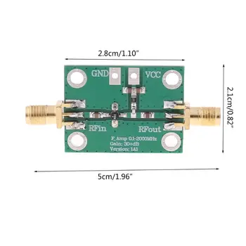 0,1-2000 Mhz-2 Ghz RF širokopojasni малошумящий pojačalo LNA širokopojasni modul pojačanje 30db 2