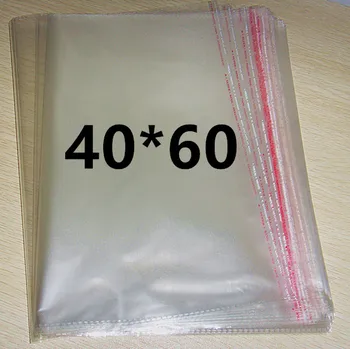 Jasan Resealable celofan/film bopp/Poly vrećice 40*60cm prozirna ambalaža vrećice Opp plastične vrećice Samoljepljive Seal 40*60 cm 1