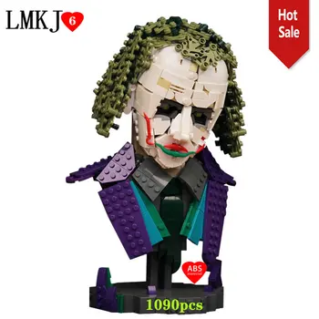 Joker model slika poprsje zbirke MOC gradivni blokovi film i tv karakter ideja cigle dječje igračke baby darove 1