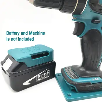 CLAITE plava / crna 5pcs ABS baterije nosači za Bosch 14.4 / 18V baterije i skladištenje strojevi držač police regali regali mjesta baterije 2