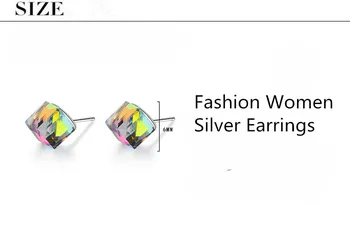 2020 Novi Ugovor Korejski Viši Metalni Listovi Naušnice Moda Malo Svježe Sjajna Crystal žene Naušnice Roze Elegantno Slatko kupiti | Naušnice - Sultan-drinks.com.hr 11