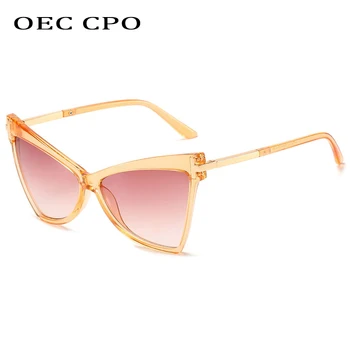 OEC CPO New Cat eye sunčane naočale Žene brand dizajner moda plastike UV400 vožnje naočale Žene sunčane naočale su unisex Gafas Q610 1
