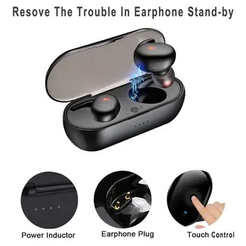 Y30 Bluetooth Bežične slušalice 5.0 Sport Bluetooth slušalice slušalice Handfree prenosiv s punjenje mjenjač 3D stereo zvuk 3 sata