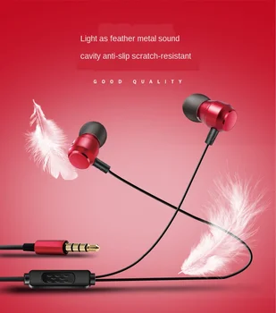 2020 novi 3,5 mm u uhu stereo slušalice metal Sport bas slušalice doček glazbena slušalice 1