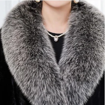 Jesen/zima Novi stil kaput od umjetnog krzna imitacija лисьего krzna mink korejski stil jakna kratka veliki veličina ženska svakodnevni B277 1