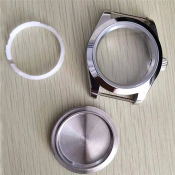 39 mm Solid Bottom Watch Case zamjena ručni sat Poklopac za Miyota 8215 za Mingzhu 2813/3804 mehanički mehanizam 1
