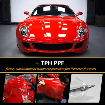 TPH Skin Sticker Car Bumper Hood Paint Protection Film TPH Vinil Clear Transparence Film Car Auto Decal PPF na veliko 1