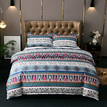 Boemski stil tijelo posteljinu 150×200 220x220 deka deka jastučnice 3pcs mikrovlakana za spavaće sobe sva godišnja doba na raspolaganju 1