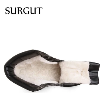 Surgut Vancat kvalitetne prirodne kože muške čizme jesen zima vodootporne čizme muškarci jahanje na otvorenom radnici snijeg 2