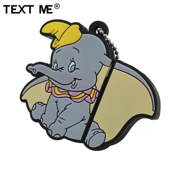 TEXT ME cute Animal elephant usb 2.0 usb flash drive 4GB 8GB 16GB 32GB 64GB wdeeing poklon 1