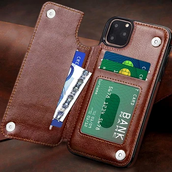 Klasicni PU kožna flip novčanik magnetski torbica za iPhone 11 11Pro 11PRO MAX XS XSMAX XR X 10 8 7 6 plus 5 S držač štand Korice knjige 1