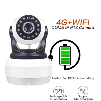 1080P HD 4G 3G Sim kartica PTZ bežična kamera WiFi baterija P2P CCTV Baby Home CCTV Security Nadzor Audio Motion Detect 1