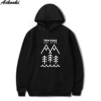 Harajuku hoodies Twin Peaks nova moda žene / muškarci hip-hop moda ispis Twin Peaks, veste muški majica Twin Peaks, hoodies 1