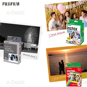 Fujifilm Instax širok instant film Bijela, Duga, crno foto papir za FUJI Instax Wide 210, Instax Wide 300 kamere 1