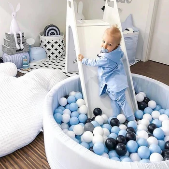 INS suhi bazen ogradica za dijete za dijete mekana spužva loptu kutija infant debeli okrugli igra ograda ocean loptu dvorište dječje igralište 2