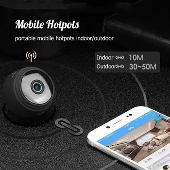 A9 1080P Full-HD Mini WIFI IP Camera bežične mini kamere Indoor Home Security Night Vision Mobile Detection Remote Alarm 2