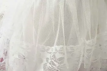 Žene Višeslojne Čipke Donja Suknja Krinolina Lolita Cosplay Suknja Vjenčanje Hoopless Loptu Haljina Donja Suknja Crna Уит Za Dame 2