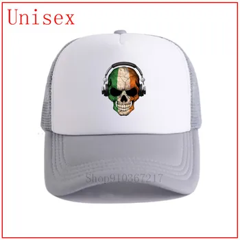 Tamna lubanju Dj s irskim zastavom muška kapu modni stil kape za žene kape za muškarce snapback gorras para hombre de marca 1