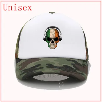 Tamna lubanju Dj s irskim zastavom muška kapu modni stil kape za žene kape za muškarce snapback gorras para hombre de marca 2