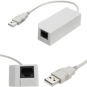 USB 2.0 za RJ45 mrežni adapter Ethernet kartica za Nintendo prekidač za Wii / Wii-U 2