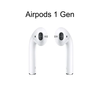 Jedna prodaja pravi Apple AirPod 1 bežične slušalice originalne Bluetooth slušalice A1523 A1722 za iPhone Xs Max XR 7 8 MacBook 1