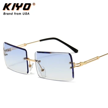 KIYO Brand 2020 New Women Square sunčane naočale metalnih klasične sunčane naočale visoke kvalitete UV400 Driving Eyewear 2889