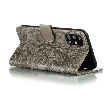 Za SamSung M31S Case moda luksuzna kožna flip utor za kartice štand Mekan silikon stražnji poklopac za SamSung M31S M 31S telefon Case 2