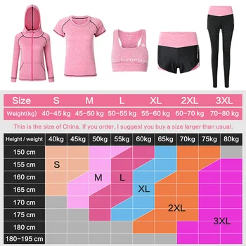 Joga Set Female Thin Breathable Fitness Clothes Outdoor Gym Run Vježba Vježba Joga Suit XL Sportwear sportska odjeća za žene 1