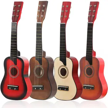 25 cm 4 boje Lipa akustična gitara sa podizanje struna igračka Gitara za djecu i početnike 1