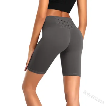 Sportske kratke hlače za žene 2020 novi biciklizam, trčanje, fitness visokim Strukom push-up hip teretana kratke tajice 2