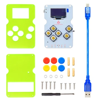 Keyestudio GAMEPI ATMEGA32U4 DIY Kit HandheldCon W/OLED automat konzola starter kit za Arduino je kompatibilan sa ARDUBOY