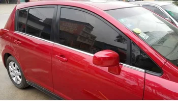 Ukrasi automobilskih prozora od nehrđajućeg čelika za nissan tiida nissan pulsar c11 c12 c13 2004-2013 2018 2016 2017 2