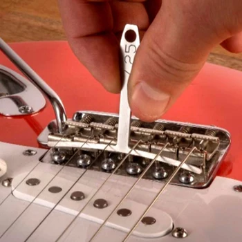 Gitara Serije 9 U 1 Understring Radius Gauge Bass Guitar String Setup Luthier Tool Prijenosni Praktičan Understring Radius Gauge 1