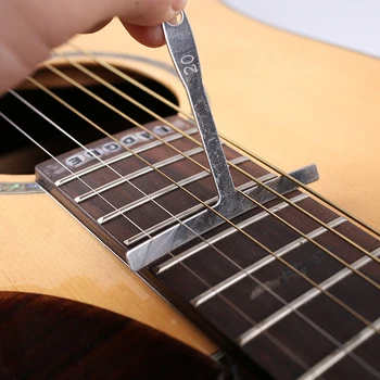 Gitara Serije 9 U 1 Understring Radius Gauge Bass Guitar String Setup Luthier Tool Prijenosni Praktičan Understring Radius Gauge 2