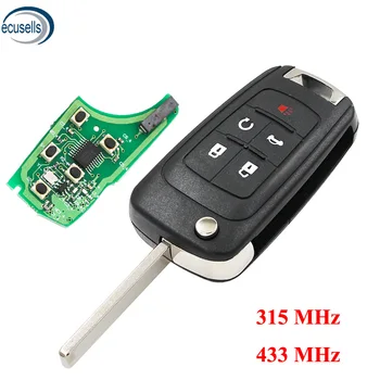 5 tipki daljinskog ključa za Chevrolet Malibu Cruze, Aveo Spark Sail 315/433 Mhz ID46 čip 4+1 gumb za upravljanje alarm privezak 2