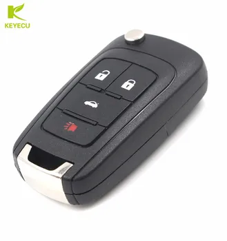 KEYECU zamjena flip ključ Keyless Entry Remote Key Fob 4 gumb 315/433 Mhz za Chevrolet Camaro Cruze Malibu Sonic Equinox 2